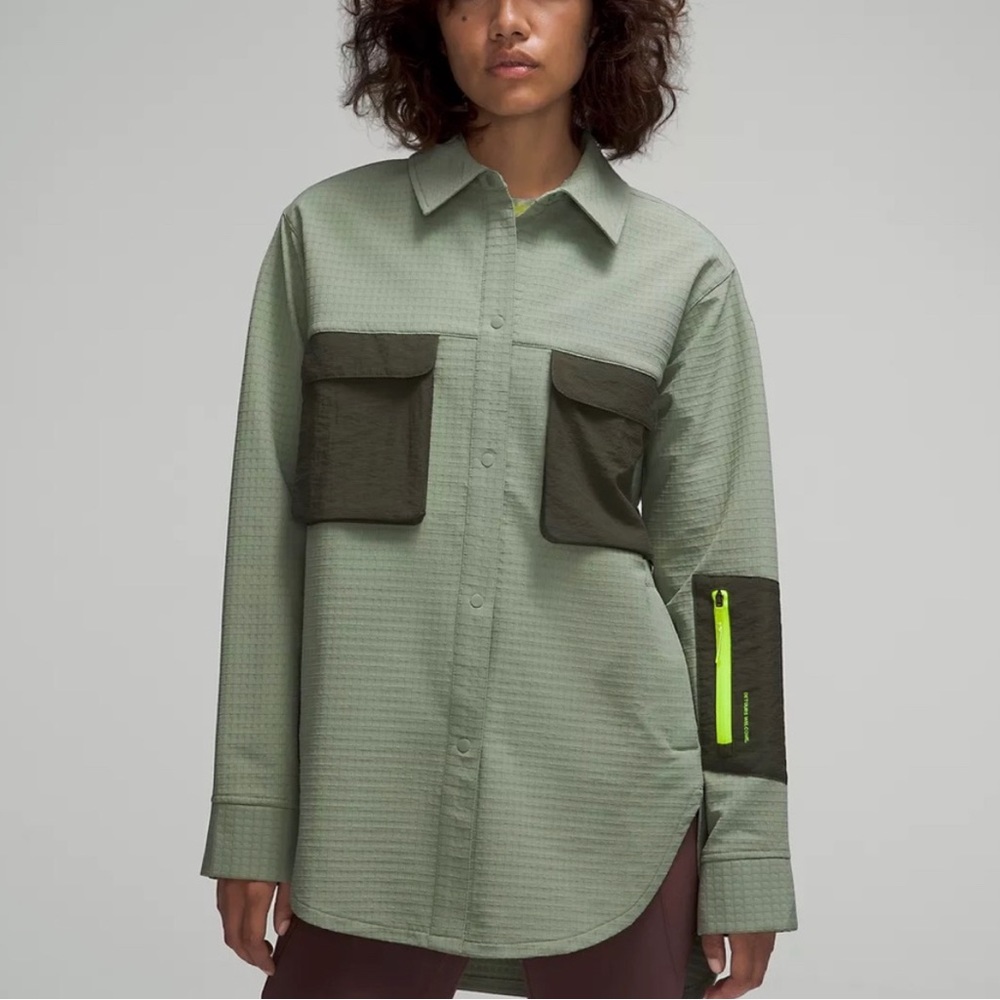 Lululemon Grid Fleece Hiking Overshirt!